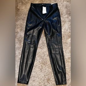 Zara Faux leather leggings